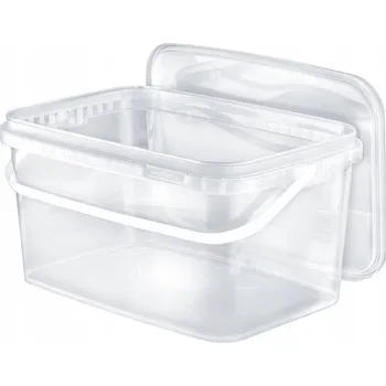 Dóza na potraviny Plastový kbelík s víkem 5 l