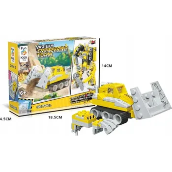 ostatní stavebnice Fun4kids Variety Engineering Team 77 dílů Stavebnice