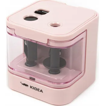 Ořezávátko Elektrické ořezávátko s dvojitým otvorem a zásobníkem Kidea růžové