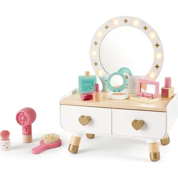 Hračka pro nejmenší Hape Můj stylový kosmetický stoleček, mix barev