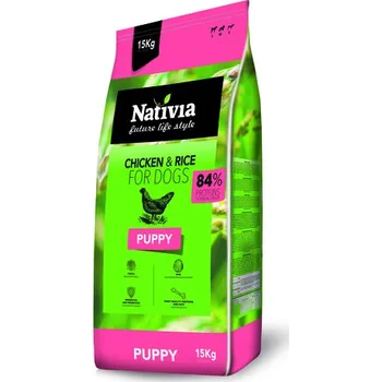Krmivo pro psa Nativia Puppy Chicken & Rice 15 kg 2 pytle (2x15 kg)