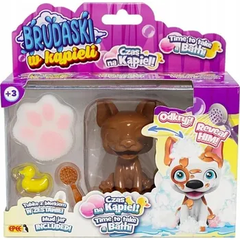 Hračka pro nejmenší Šmudlíci ve vaně - Bonusová sada - pejsek + bahno + 4 doplňky