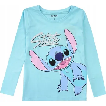 EplusM dětské tričko s dlouhým rukávem bavlna modré, velikost 104