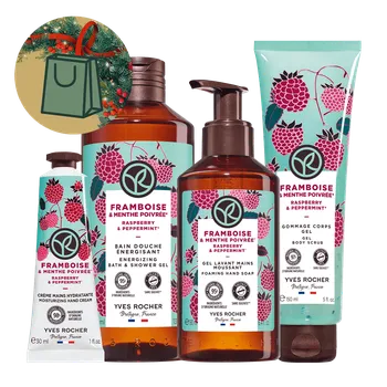 Kosmetická sada Yves Rocher Malina & máta Bain de Nature Dárková sada velká