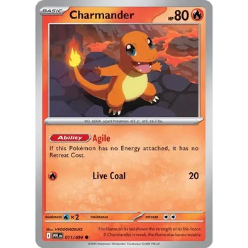 Volný čas Pokémon PFL 011/094 Charmander - Phantasmal Flames Stav: Near Mint, Verze: NORMAL