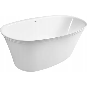 Vana FLORINA volně stojící vana, kompozitní materiál, 170x80x61 cm, bílá 93858