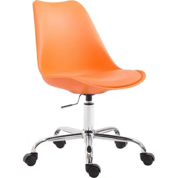 Kancelářská / pracovní židle Tomse plast, oranžová
