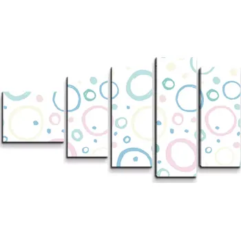 Obraz Sablio Obraz - 5-dílný Bublifuk - 100x60 cm