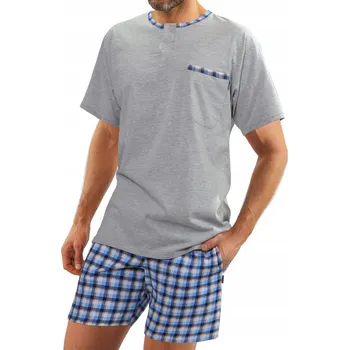 Pánské pyžamo Sesto Senso pánské pyžamo s krátkým rukávem, velikost XL