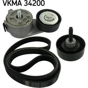 Sada žebrovaných klínových řemenů SKF VKMA 34200