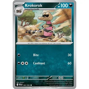 Sběratelská karetní hra Pokémon PFL 065/094 Krokorok - Phantasmal Flames Stav: Near Mint, Verze: NORMAL