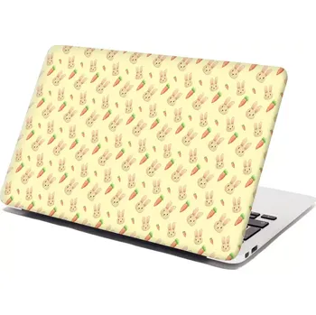 samolepka Sablio Samolepka na notebook Zajíček s mrkví - 29x20 cm