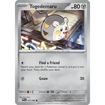 Sběratelská karetní hra Pokémon PFL 073/094 Togedemaru - Phantasmal Flames Stav: Near Mint, Verze: REVERSE HOLO
