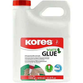 Kancelářské lepidlo Lepidlo Kores WHITE GLUE - 1000 g - 75810