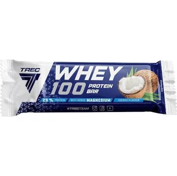 Protein Trec Whey 100 proteinová tyčinka 40g s kokosovou příchutí