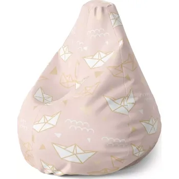 Sedací pytel Sablio Sedací vak Pear Skládací lodičky - 70 x 95 x 15 cm