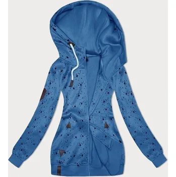 Dámská mikina Zimní hvězdná mikina s kapucí od 6&8 Fashion, odstíny modré XXL (44) i392_23715-48