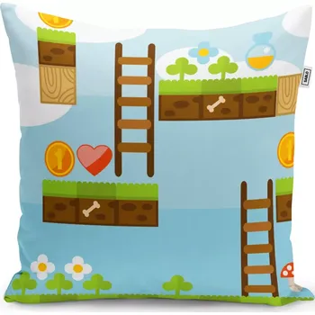 Polštář Sablio Polštář Videohra 2 - 40x40 cm