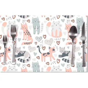 prostírání Sablio Prostírání Malované kočičky: 40x30cm