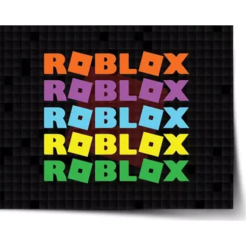 Plakát Sablio Plakát ROBLOX Barevný text - 60x40 cm