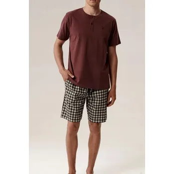 Pánské pyžamo Pánské pyžamo s krátkým rukávem Atlantic XXL