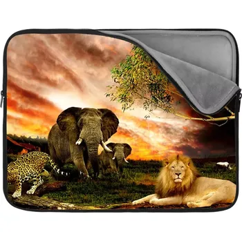 pouzdro na notebook Sablio Obal na notebook Zvířata ze Sahary - 17"