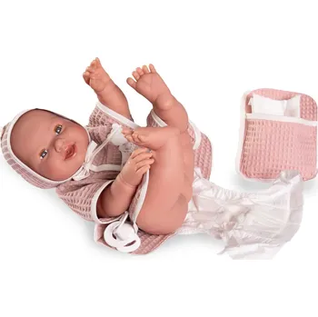 Panenka Antonio Juan 50417 MIA - mrkací a čůrající realistická panenka miminko s celovinylovým tělem - 42 cm