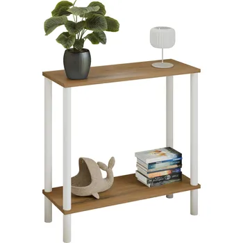 Toaletní stolek Nábytek PEGAS s.r.o. Konzole Claro 80x30 cm - různé barvy na výběr - Dub Lancelot, Bílý Mat