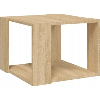 Konferenční stolek Konferenční stolek s poličkou, dub sonoma, 40x40x30 cm
