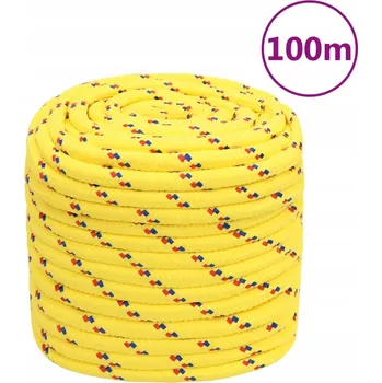 Lany Polypropylenové lano žluté 16mm 100m 1560kg