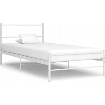 Postel Jednolůžko kovové G02V 200x200 bílé
