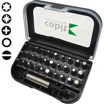 Bit SADA BITŮ DO ŠROUBOVÁKU KONCOVKY 25mm S MAGNETICKÝM DRŽÁKEM 31ks COBIT