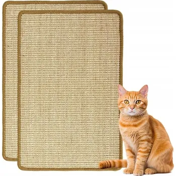 SAMOLEPICÍ PODLOŽKA ŠKRABADLO PRO KOČKY ODOLNÁ OCHRANA POHOVKY NÁBYTKU ze sisalu