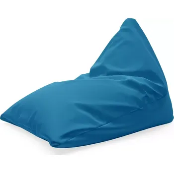 Sedací pytel Sablio Sedací vak Triangl Safírově modrá: 120 x 100 x 100 cm
