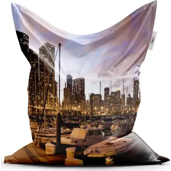 Sedací pytel Sablio Sedací vak Classic Městský přístav - 150x100 cm