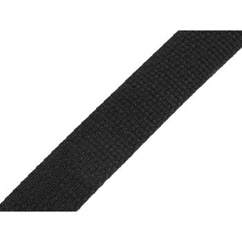 Popruh BA+PES šíře 25 mm, střední, 2 (580) černá