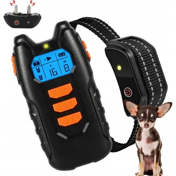 Obojek pro psa ELEKTRONICKÝ VÝCVIKOVÝ OBOJEK PRO PSA VODĚODOLNÝ 300M S DÁLKOVÝM OVLÁDÁNÍM
