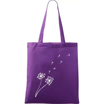 Pampeliška - Taška bavlněná - 42 x 38 cm ( Fialová )