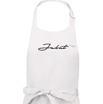 Kuchyňská zástěra Jebat - Dámská zástěra na vaření - Univerzální velikost ( Bílá )