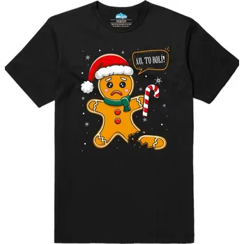 Pánské tričko Pánské tričko Smutný Perníček Au, to bolí! (Velikost: L, Barva: Černá)