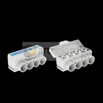 Distribuční svorka SLT 50-4 modrá Al 10-50/Cu 2.5-35 mm2 1000V typ MAS4050B10 Morek