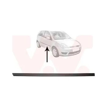 Lišta karosérie Ozdobná / ochranná lišta, dveře VAN WEZEL 1805424