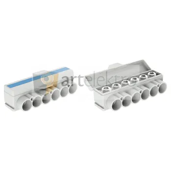 Distribuční svorka SLT 50-6 modrá Al 10-50/Cu 2.5-35 mm2 1000V typ MAS6050B10 Morek