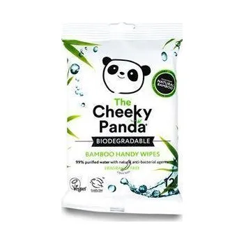 Hygienický ubrousek Vlhčené ubrousky na ruce, bambusové, rozložitelné, 12 ks, CHEEKY PANDA HANDWMUL12X6
