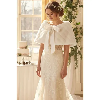 Glara Kožešinová pelerína na svatbu i ples 1150785