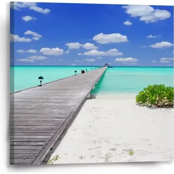 Obraz Sablio Obraz Molo na pláži - 50x50 cm