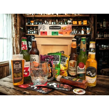 Dárkový potravinový koš Superbedny - Česká pivní bedna – výběr toho nejlepšího z českých pivovarů