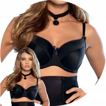 Podprsenka Unikat černá vyztužená podprsenka FULL CUP FIONA 80E