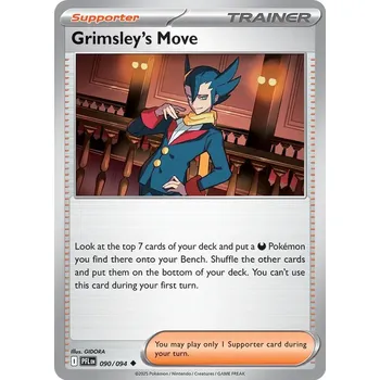 Volný čas Pokémon PFL 090/094 Grimsley’s Move - Phantasmal Flames Stav: Near Mint, Verze: NORMAL