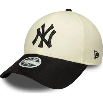 Kšiltovka kšiltovka New Era 9FO Faux Suede MLB New York Yankees - Light Cream/Black one size
